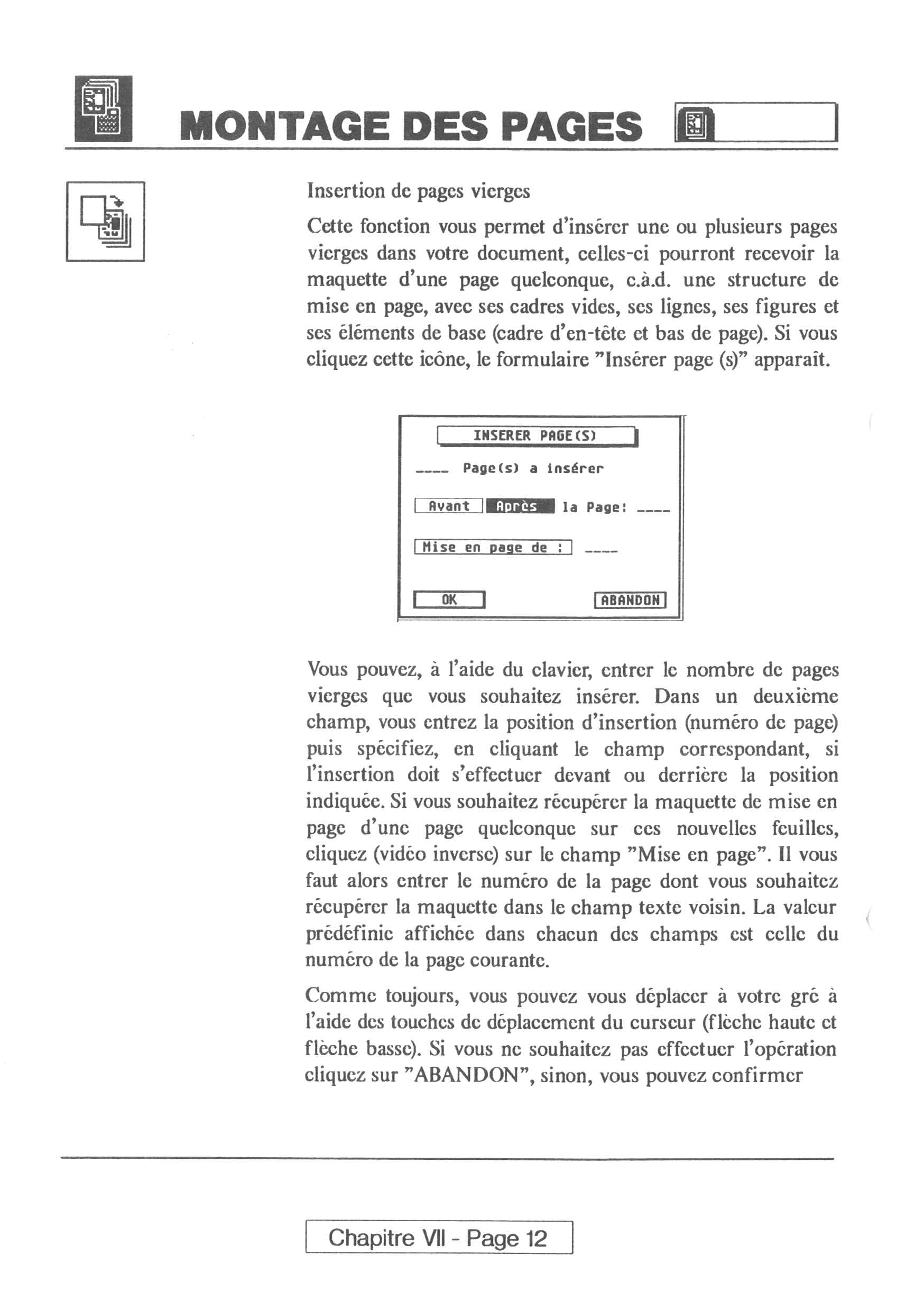 Instructions page 84