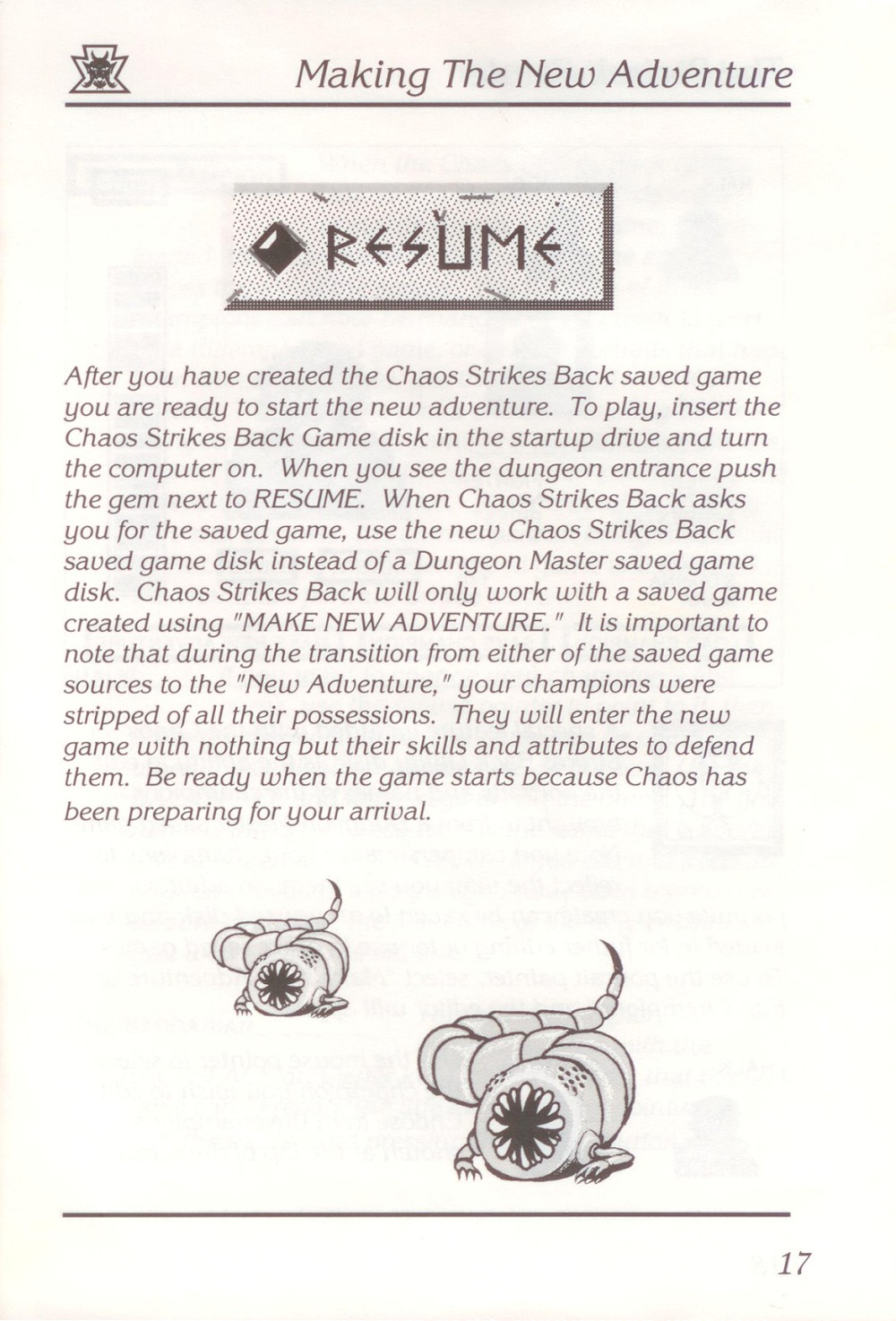 Instructions page 19