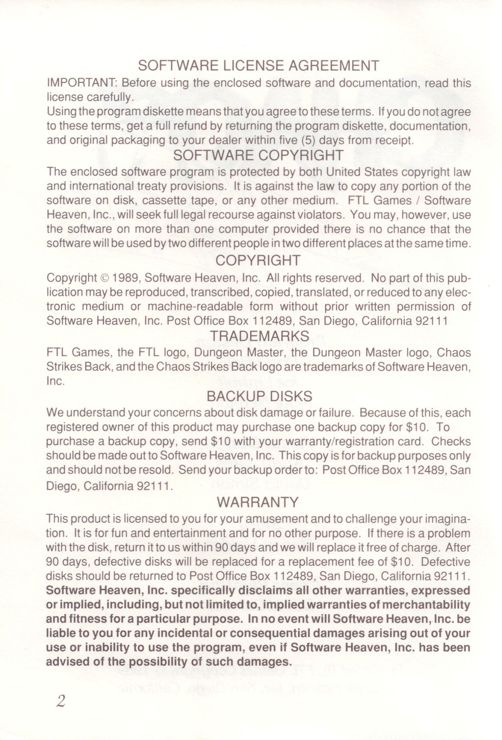 Instructions page 4