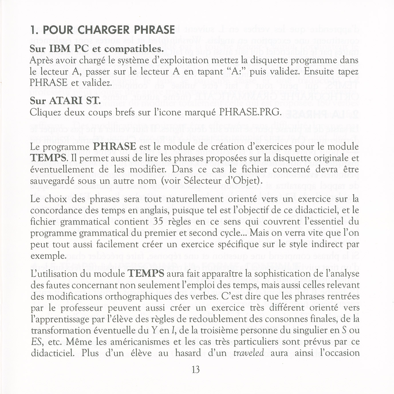 Instructions page 19