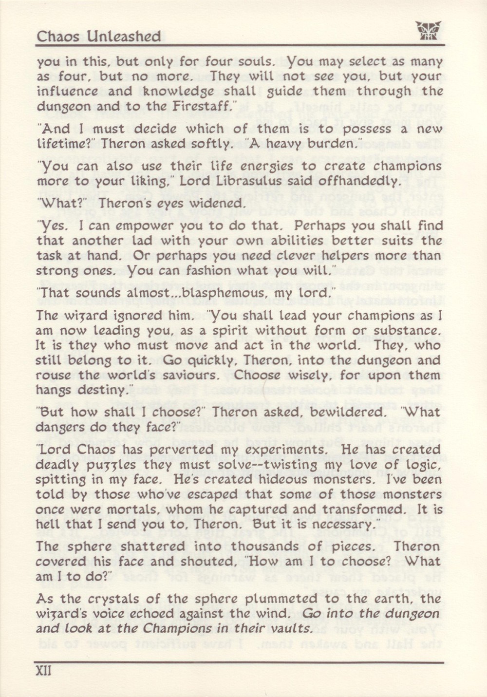 Instructions page 18