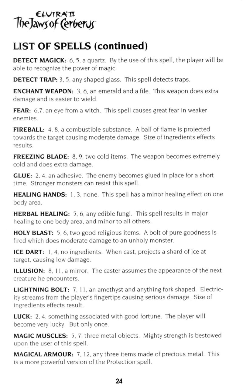 Instructions page 28