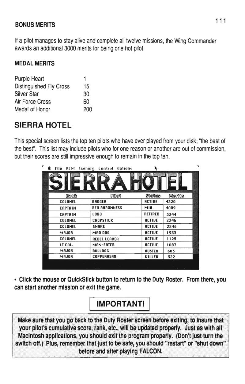 Instructions page 114