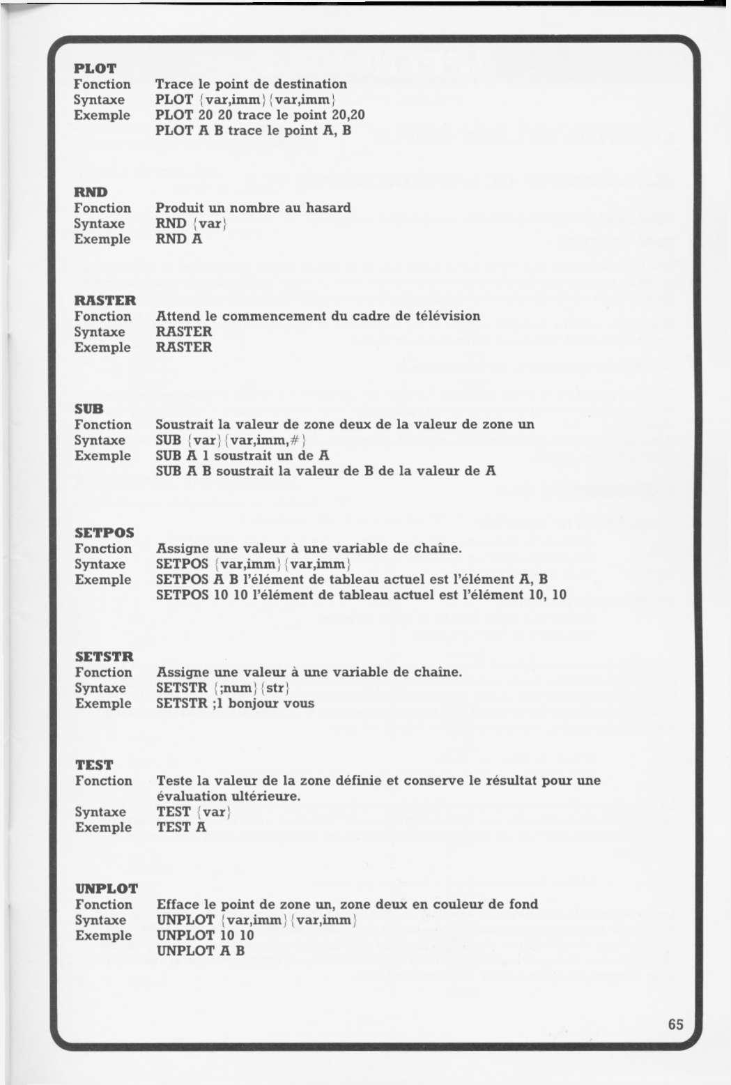 Instructions page 69
