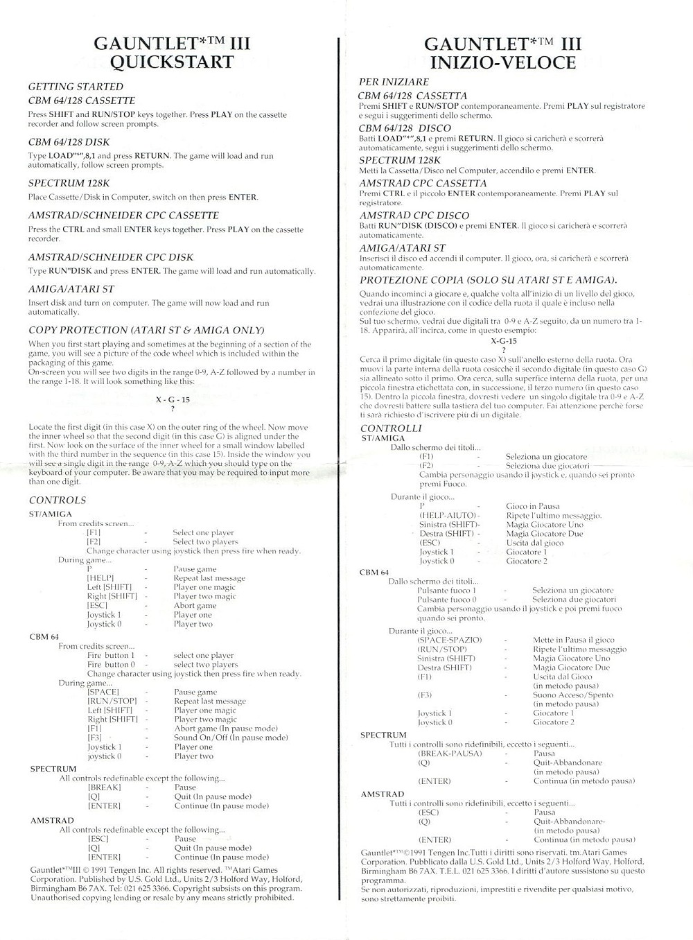 Instructions page 33
