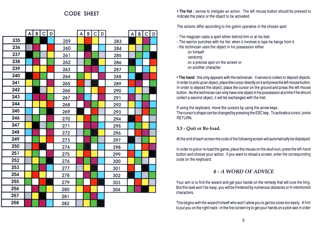 Instructions page 6
