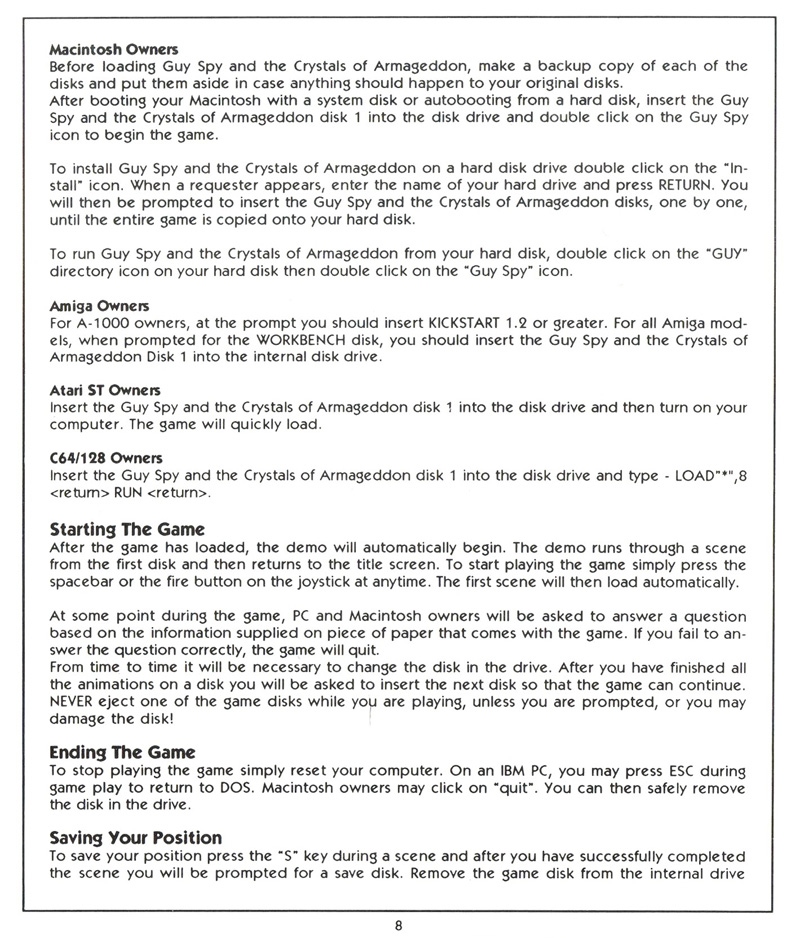 Instructions page 12
