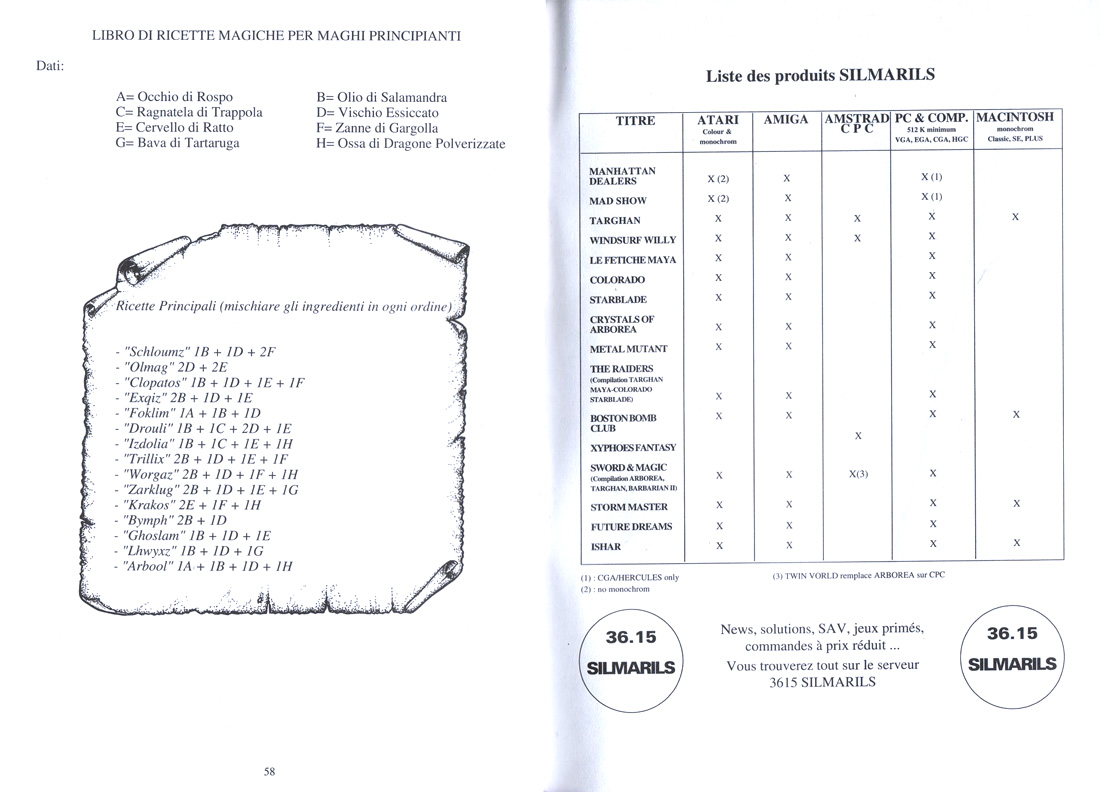 Instructions page 30