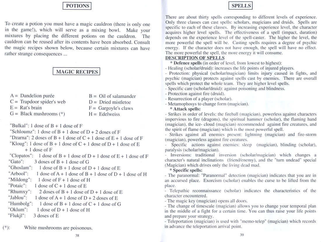 Instructions page 20