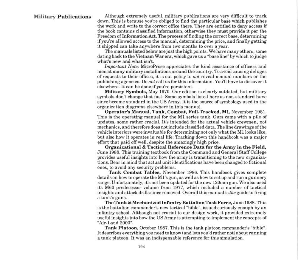Instructions page 193