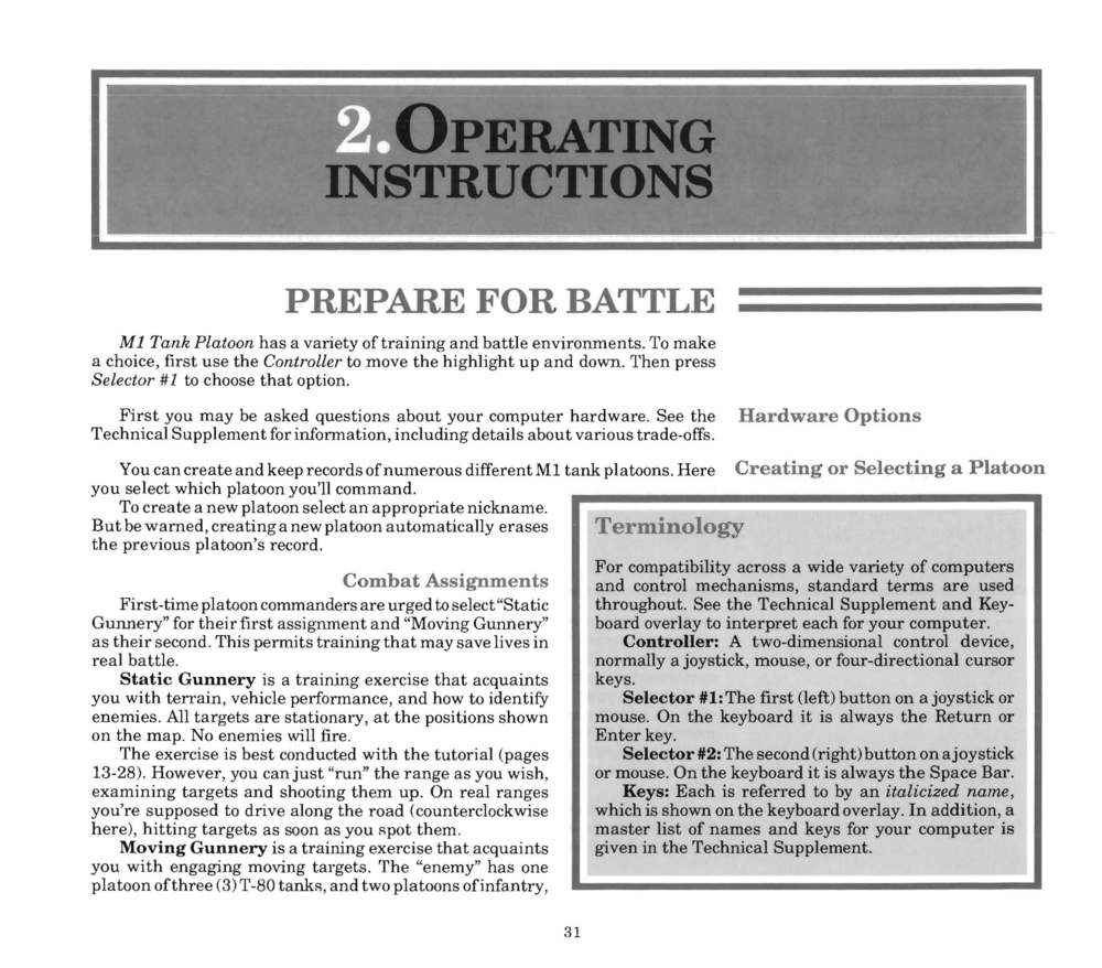Instructions page 30