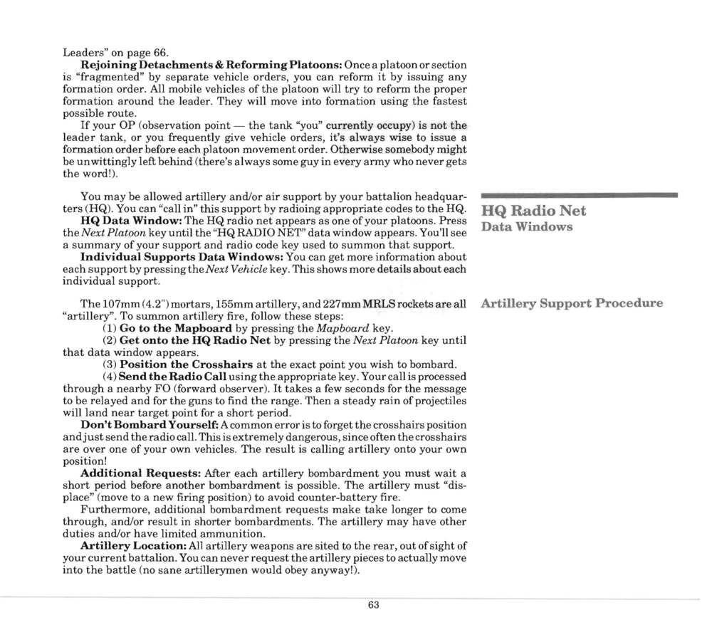Instructions page 61