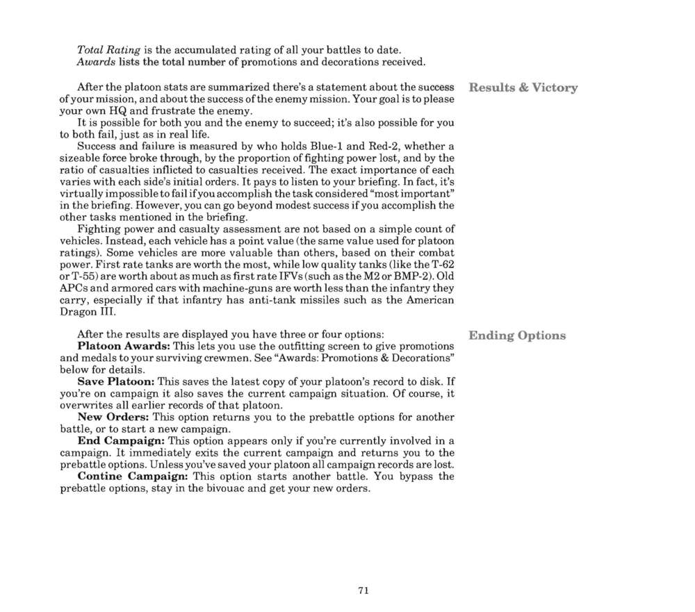 Instructions page 69