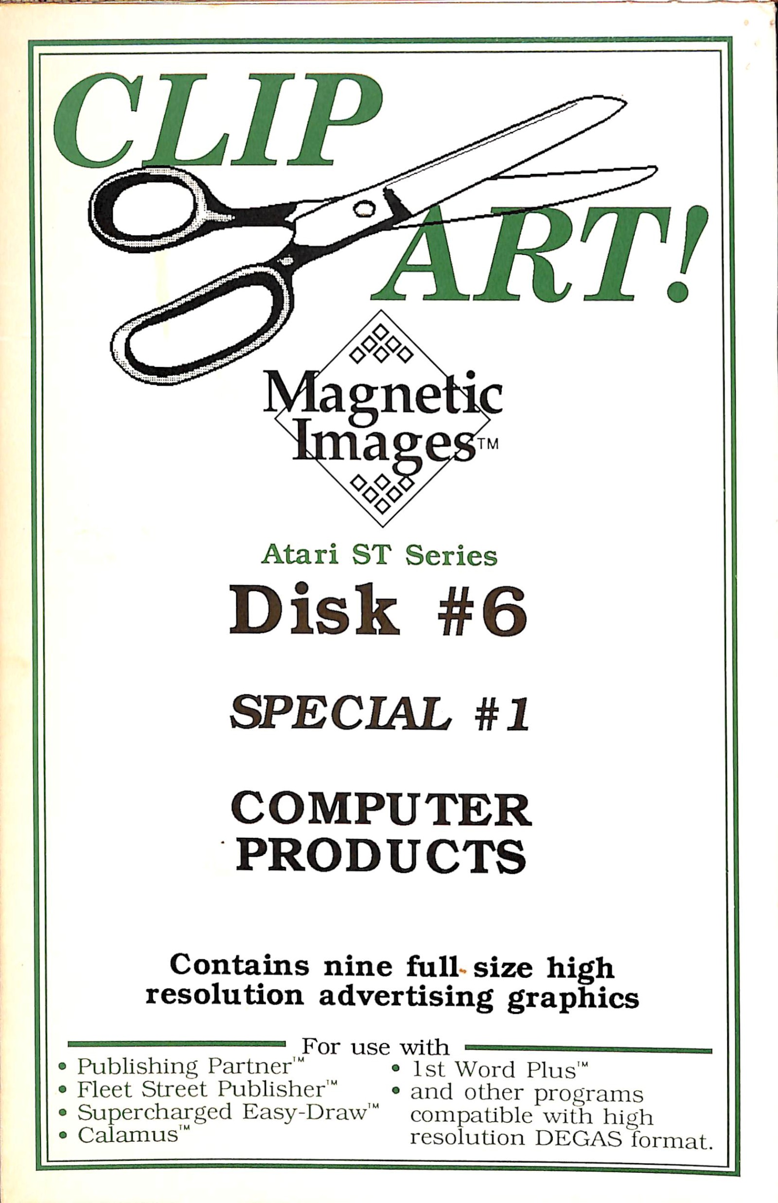 Magnetic Images Clip Art! — Disk 1