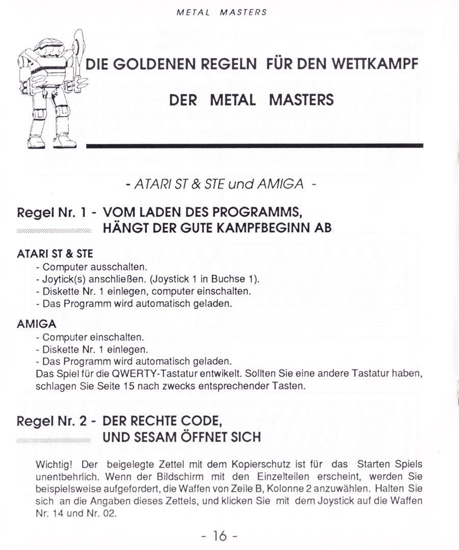 Instructions page 18