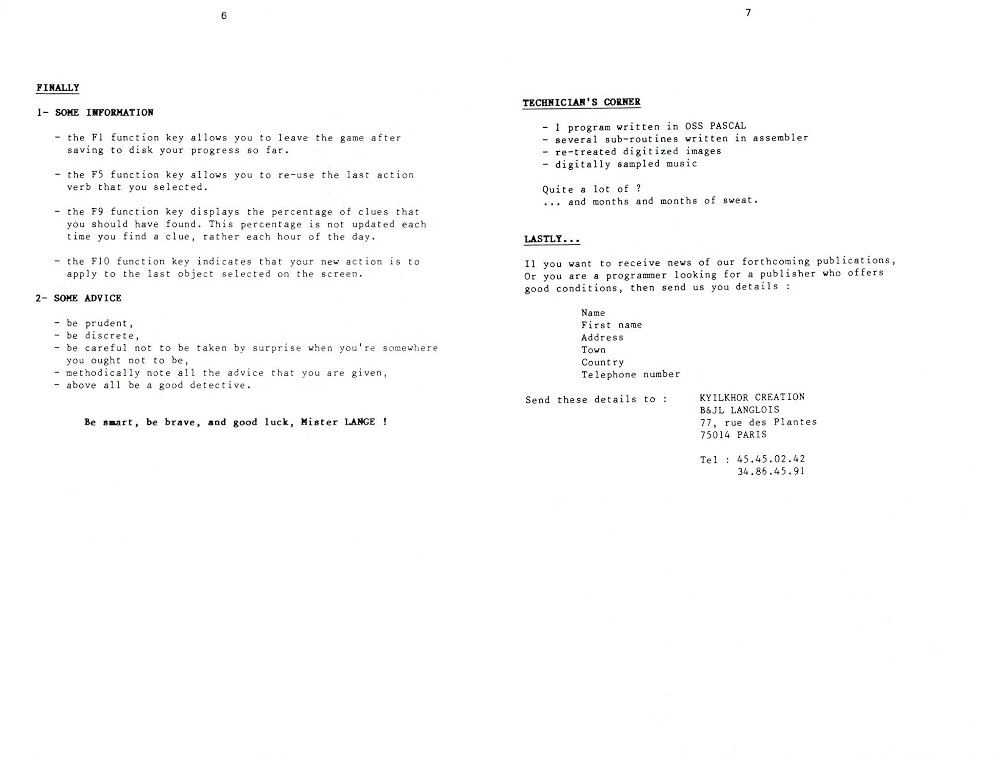 Instructions page 5