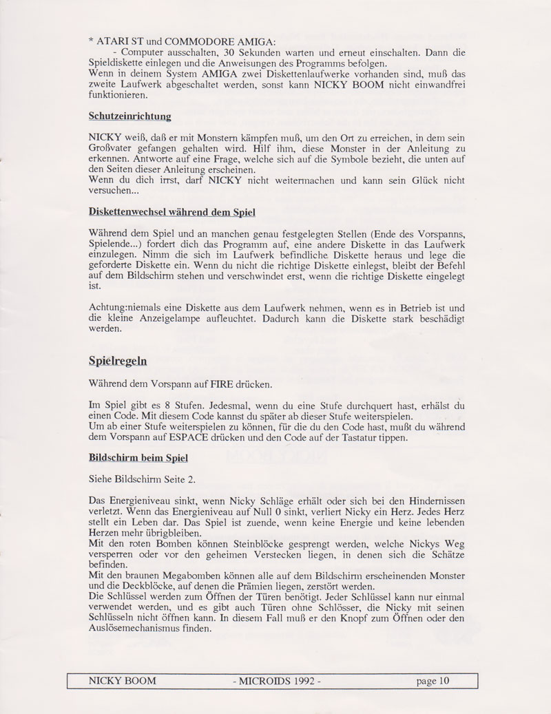 Instructions page 10