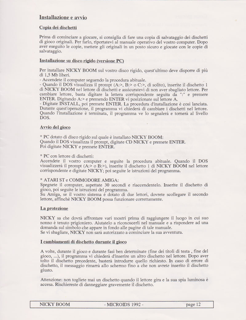 Instructions page 12