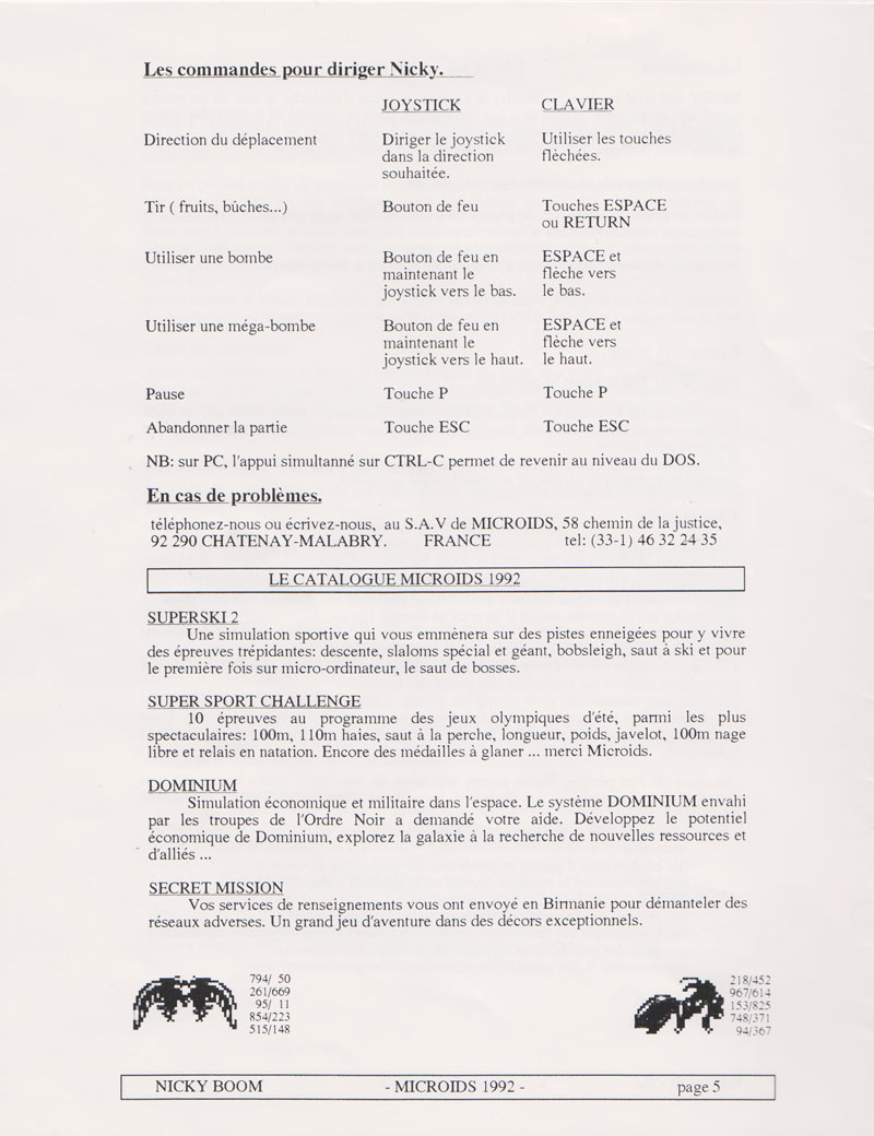 Instructions page 5