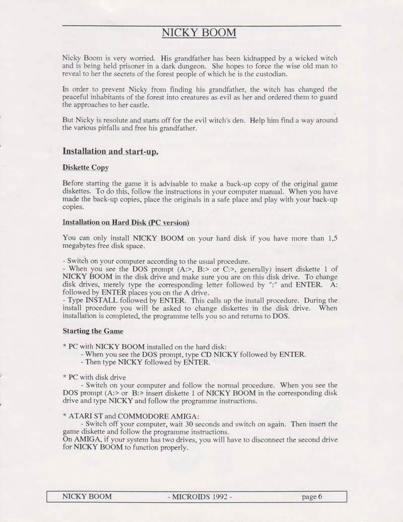 Instructions page 6