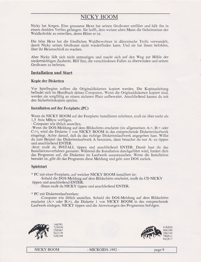Instructions page 9