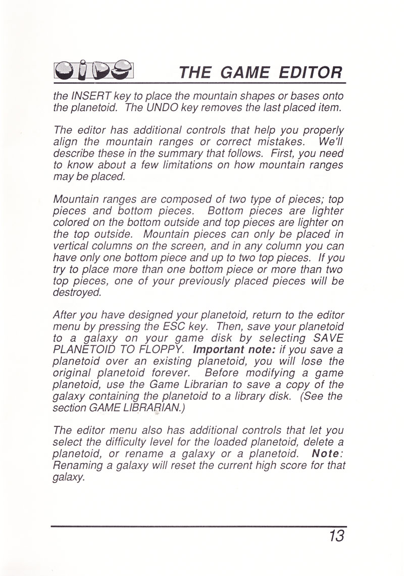 Instructions page 15