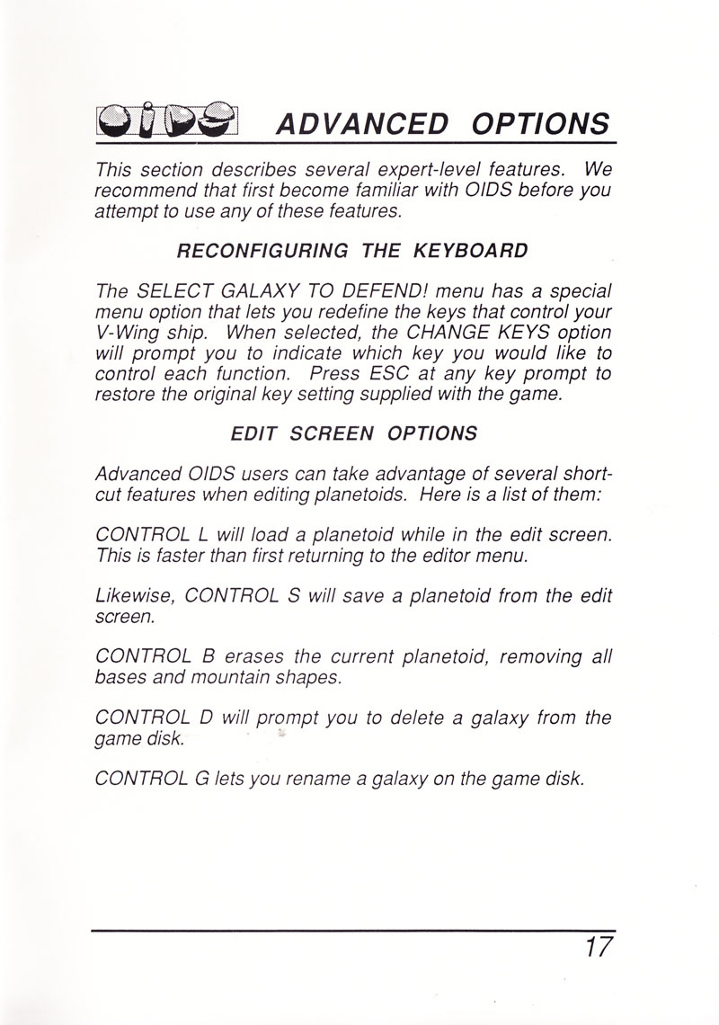 Instructions page 19