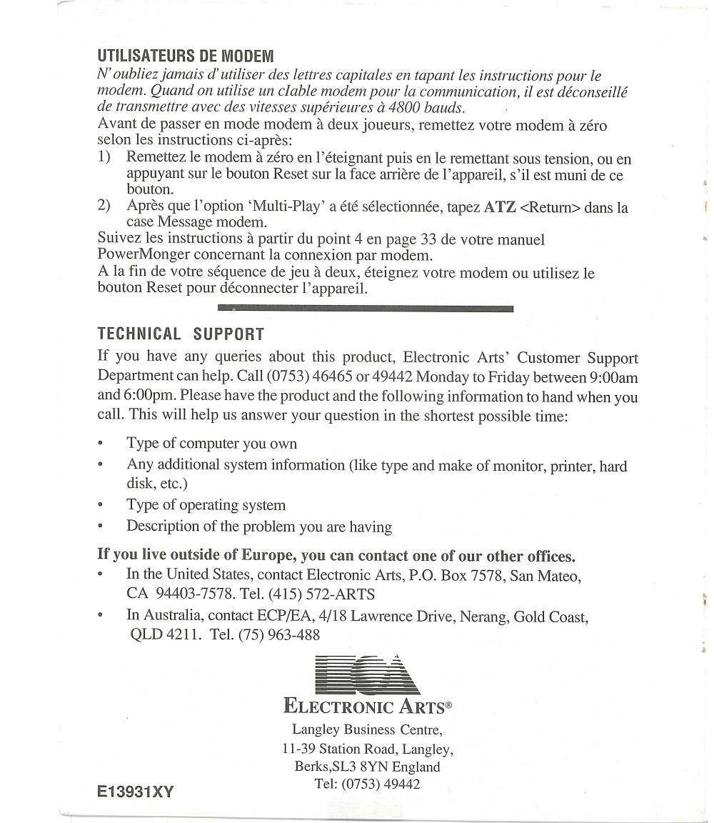 Instructions page 56