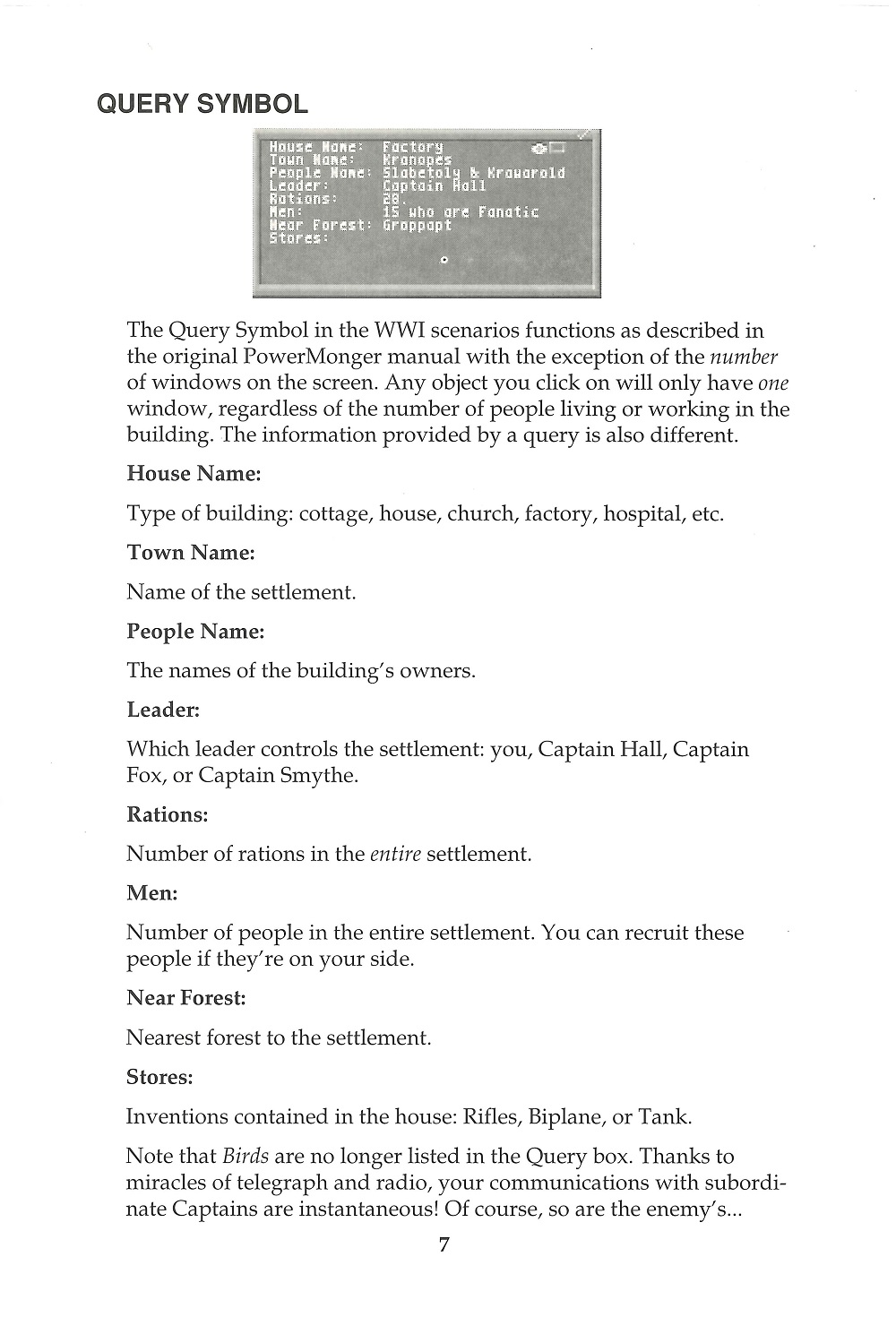 Instructions page 63