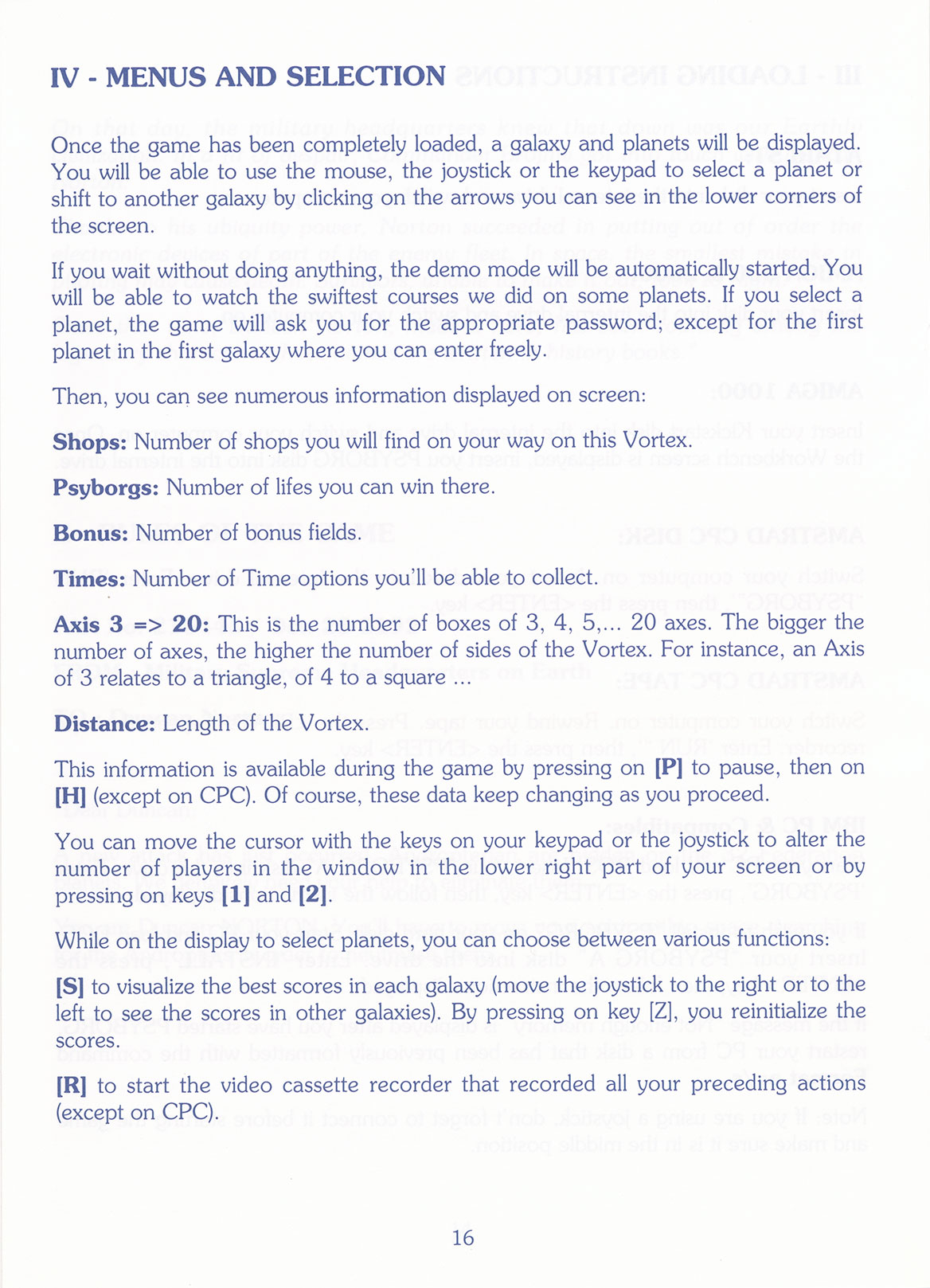 Instructions page 16