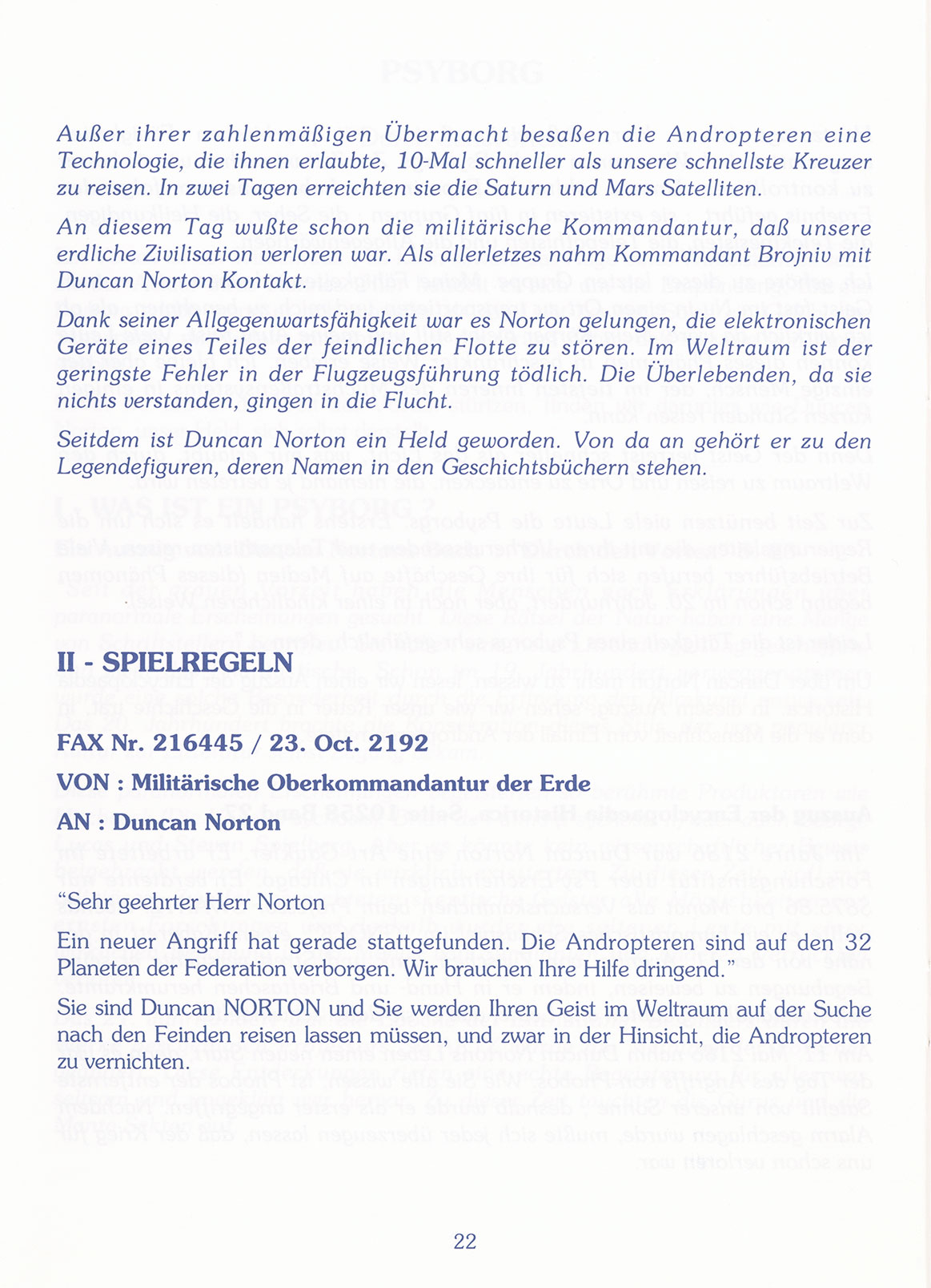 Instructions page 22