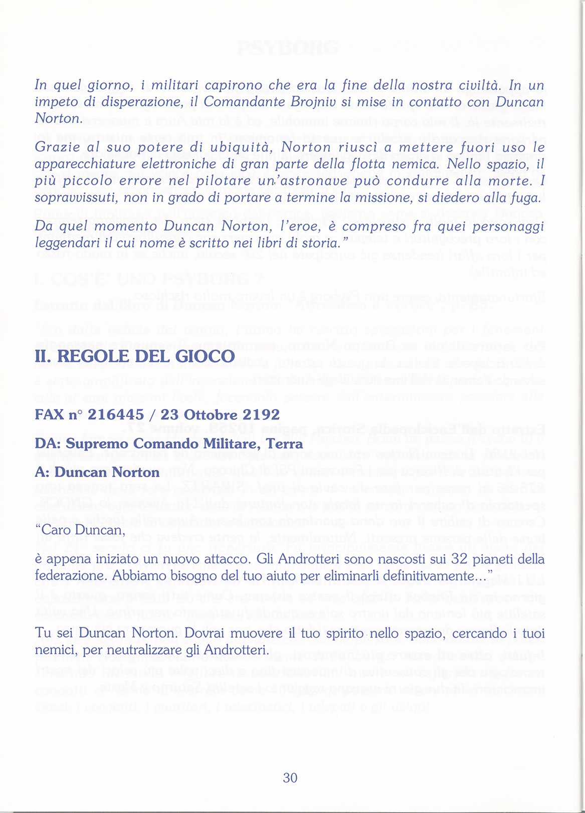 Instructions page 30