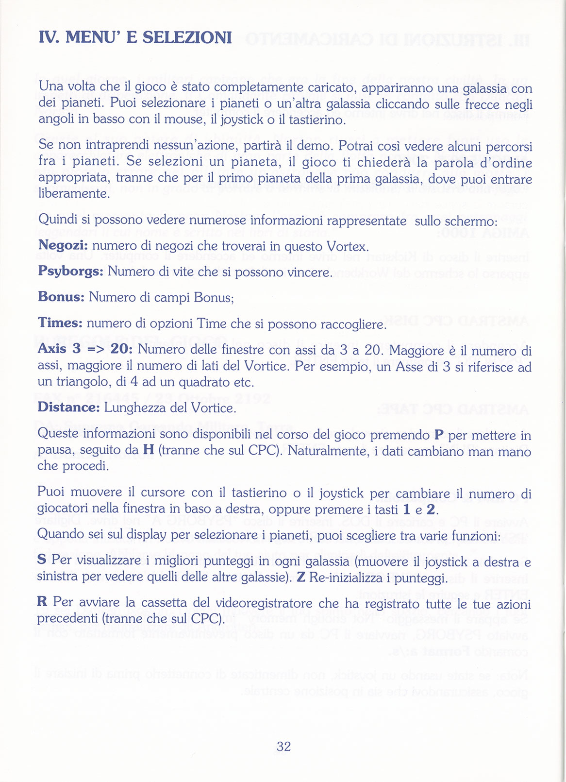 Instructions page 32