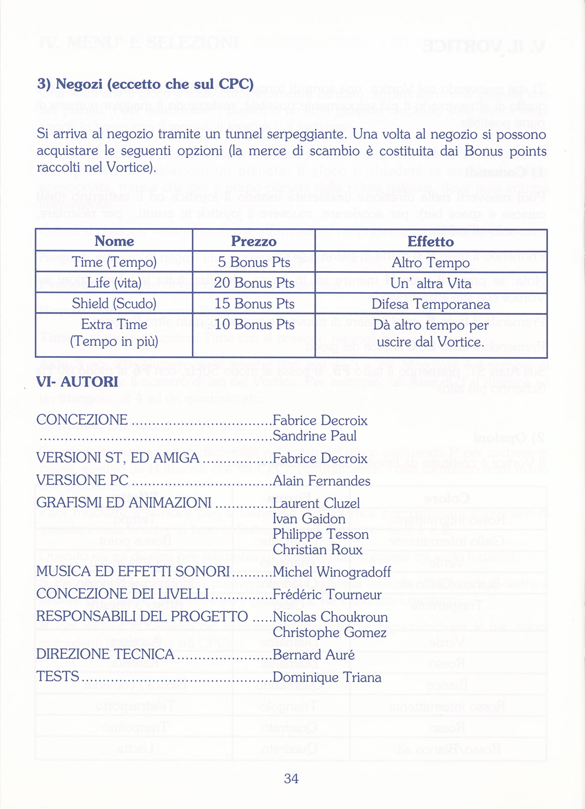 Instructions page 34