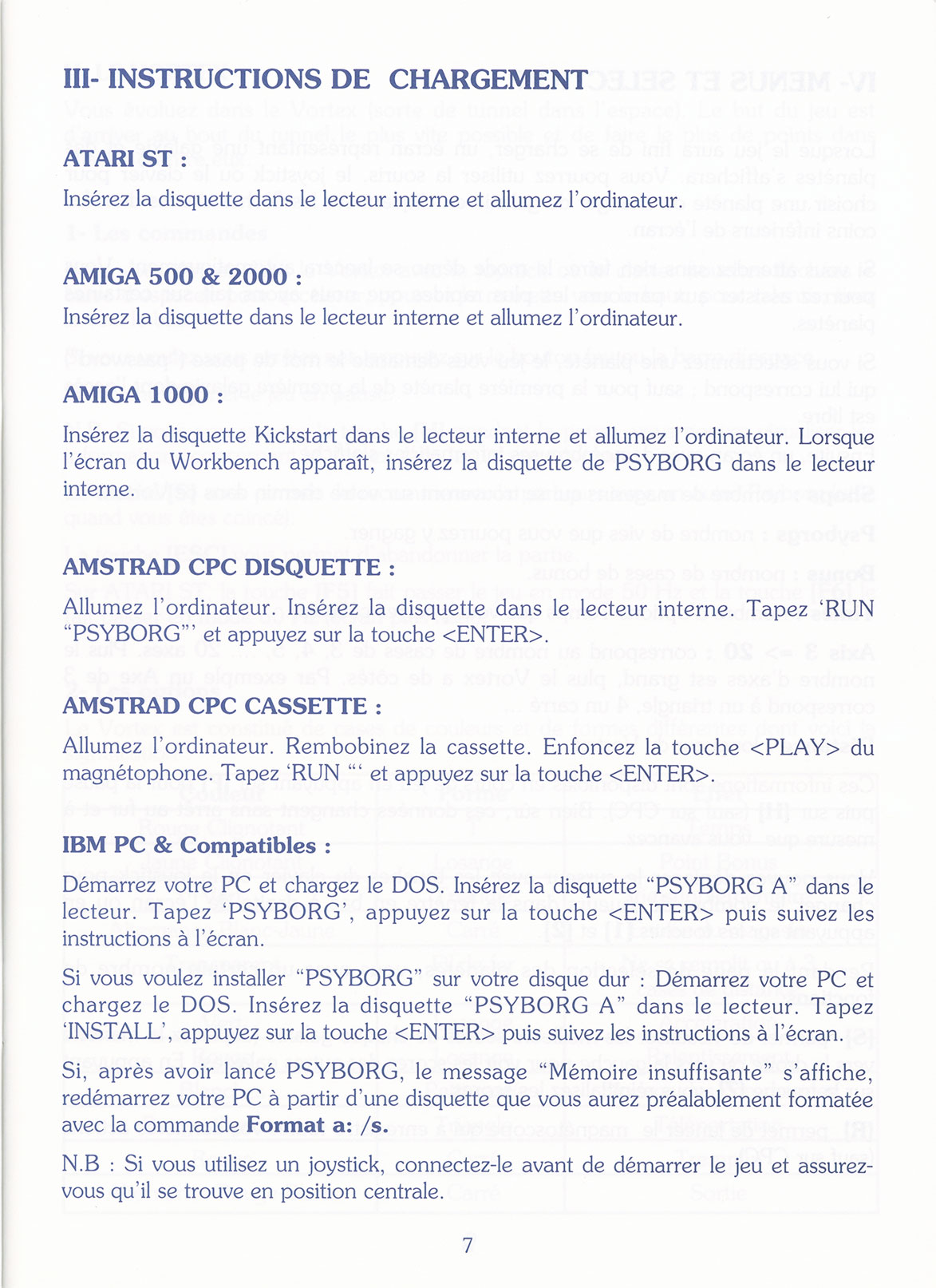 Instructions page 7