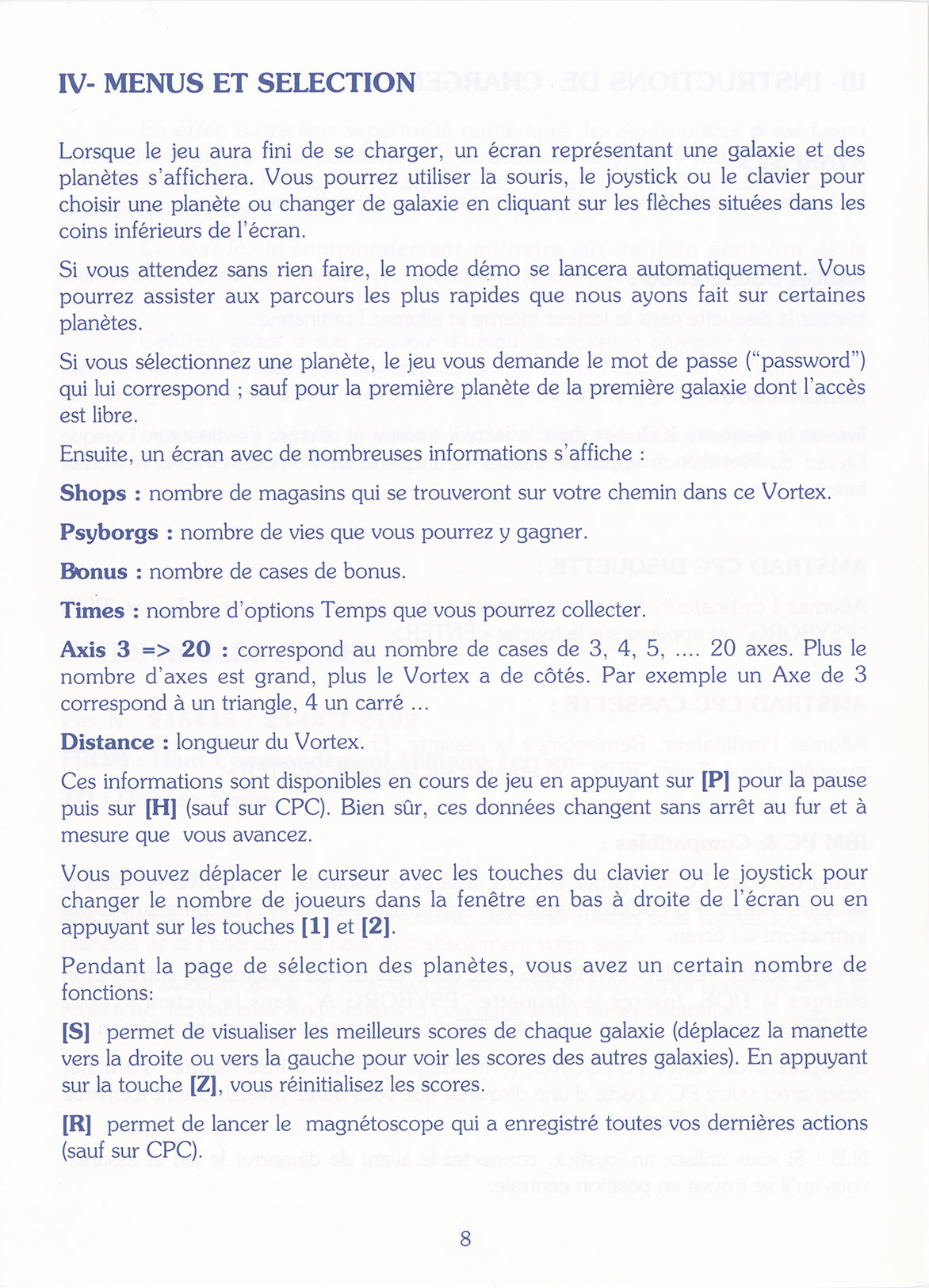 Instructions page 8