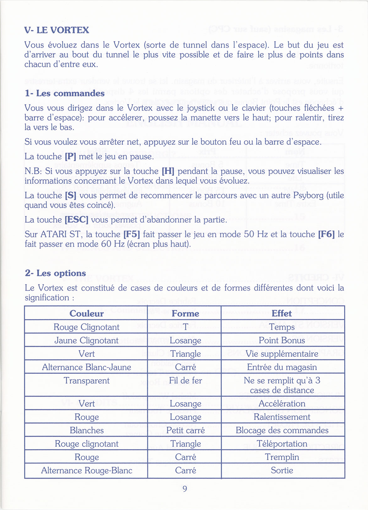 Instructions page 9
