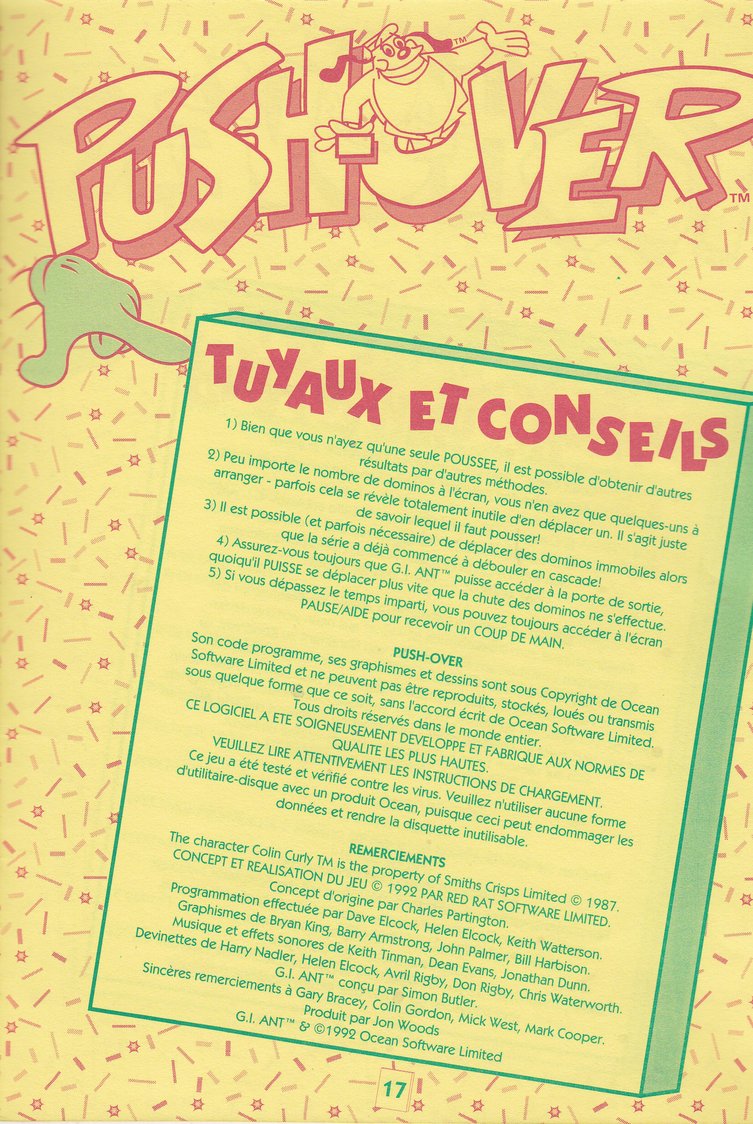 Instructions page 18
