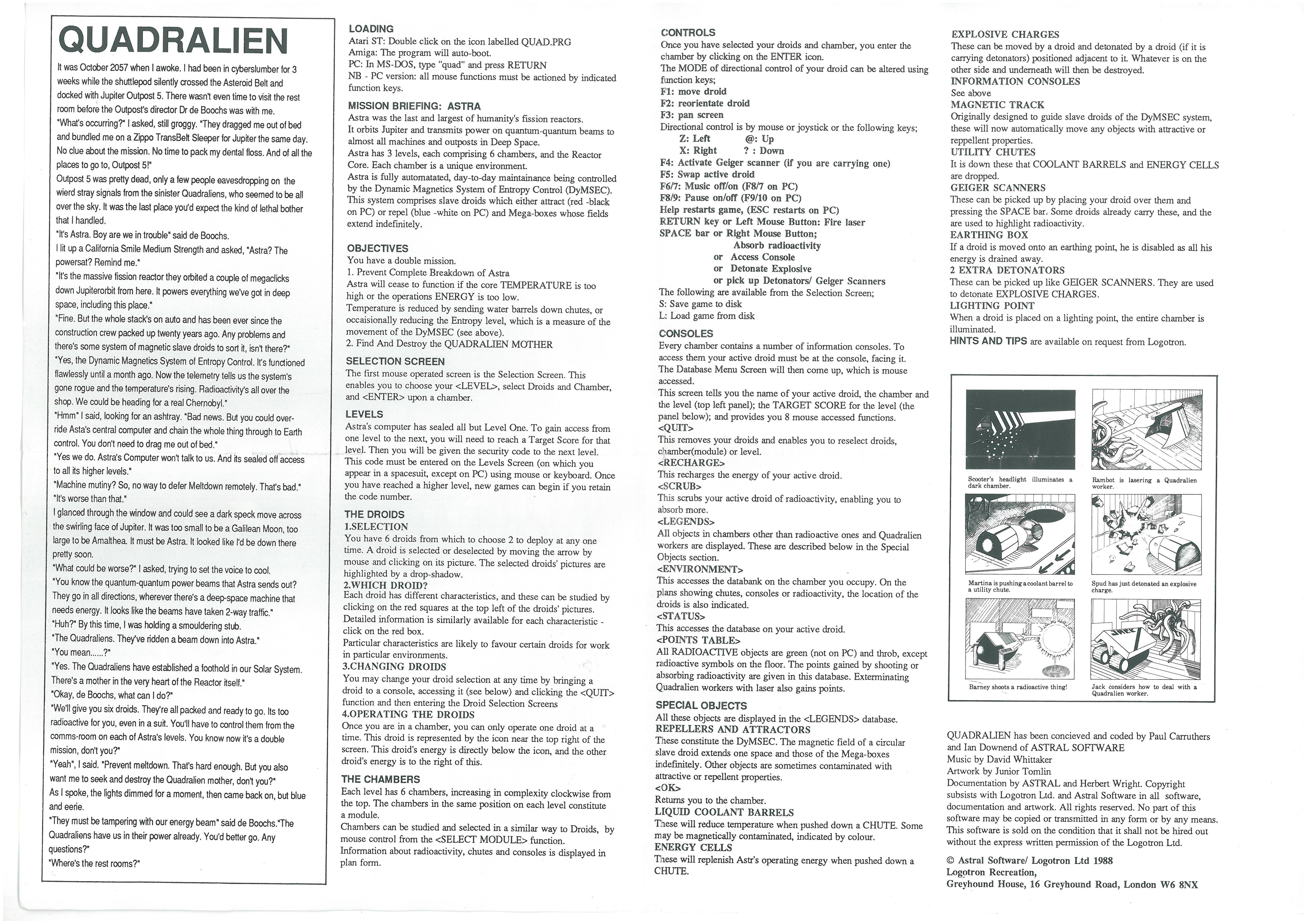 Instructions page 1