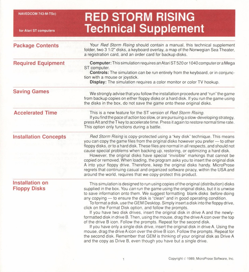 Instructions page 105