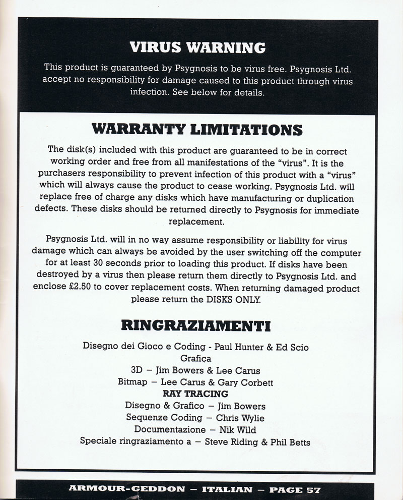 Instructions page 57