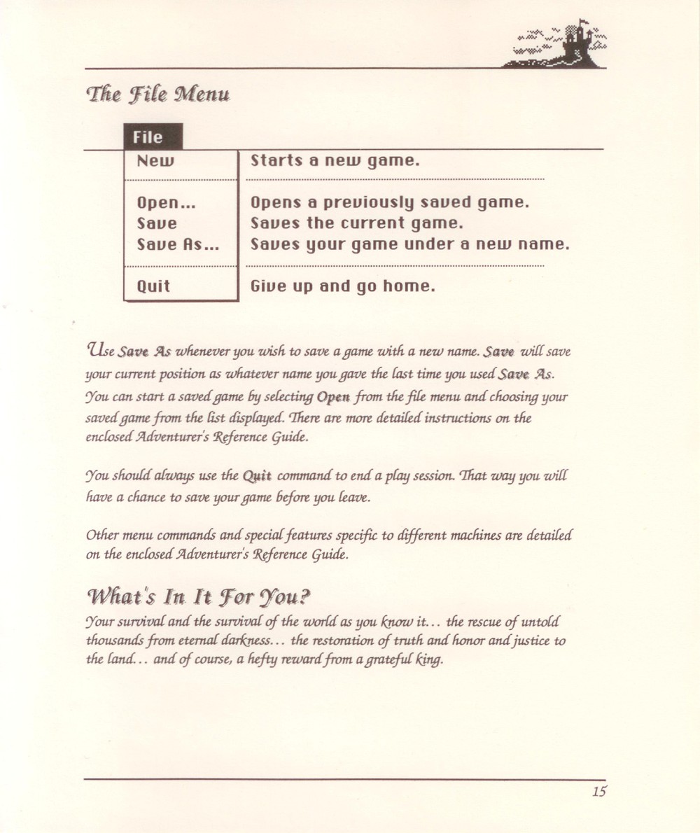 Instructions page 17