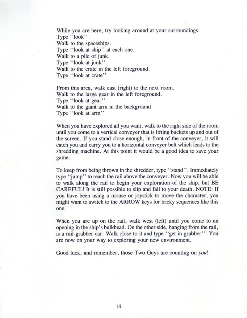 Instructions page 15
