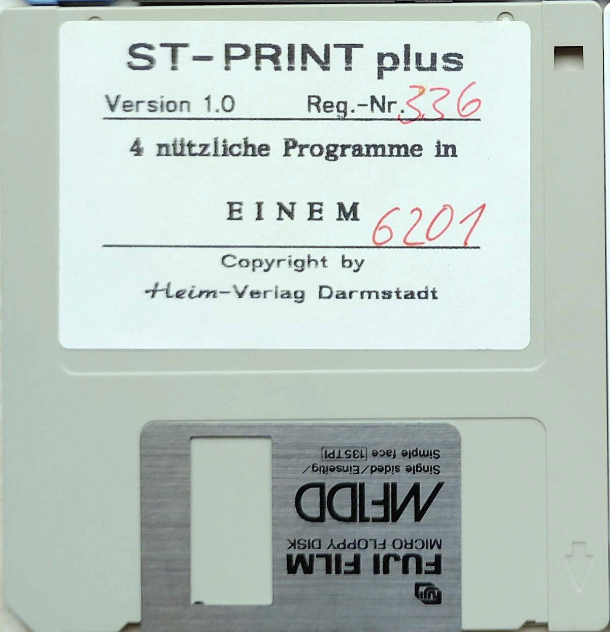 ST-Print Plus — Disk