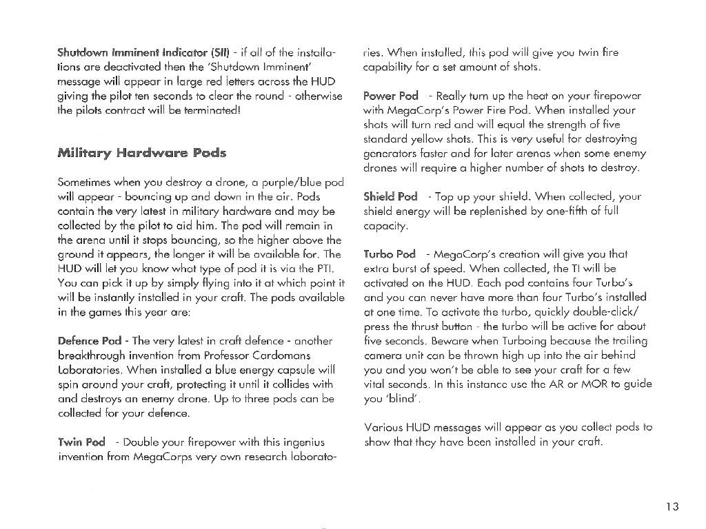 Instructions page 13