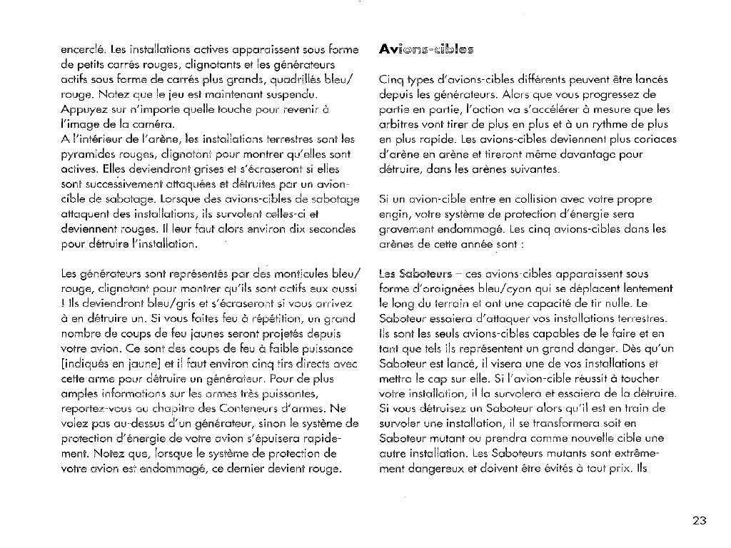 Instructions page 23