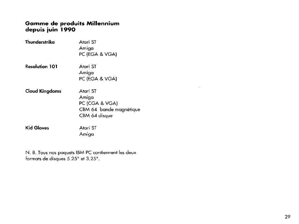 Instructions page 29