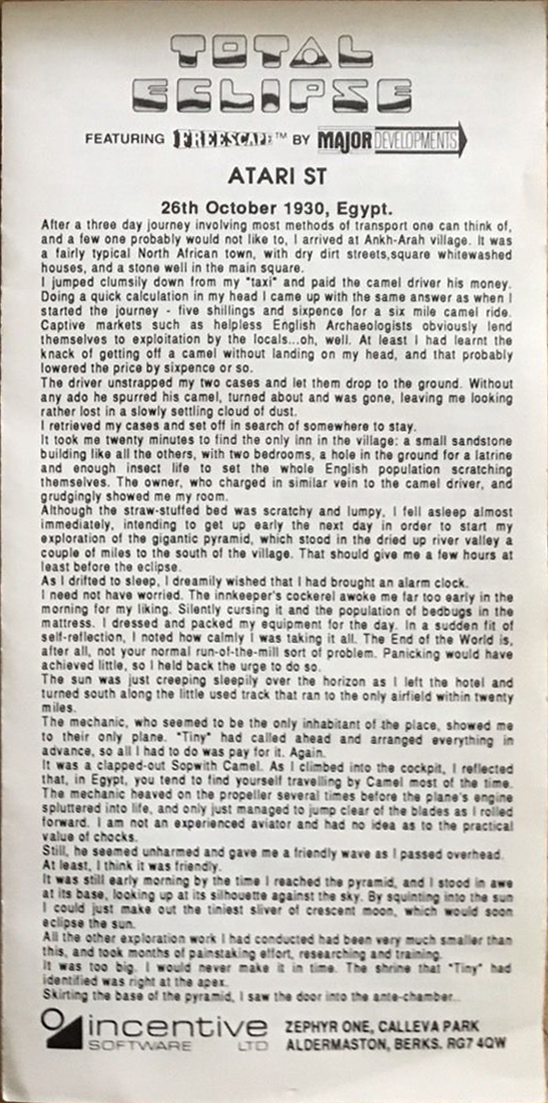 Instructions page 1