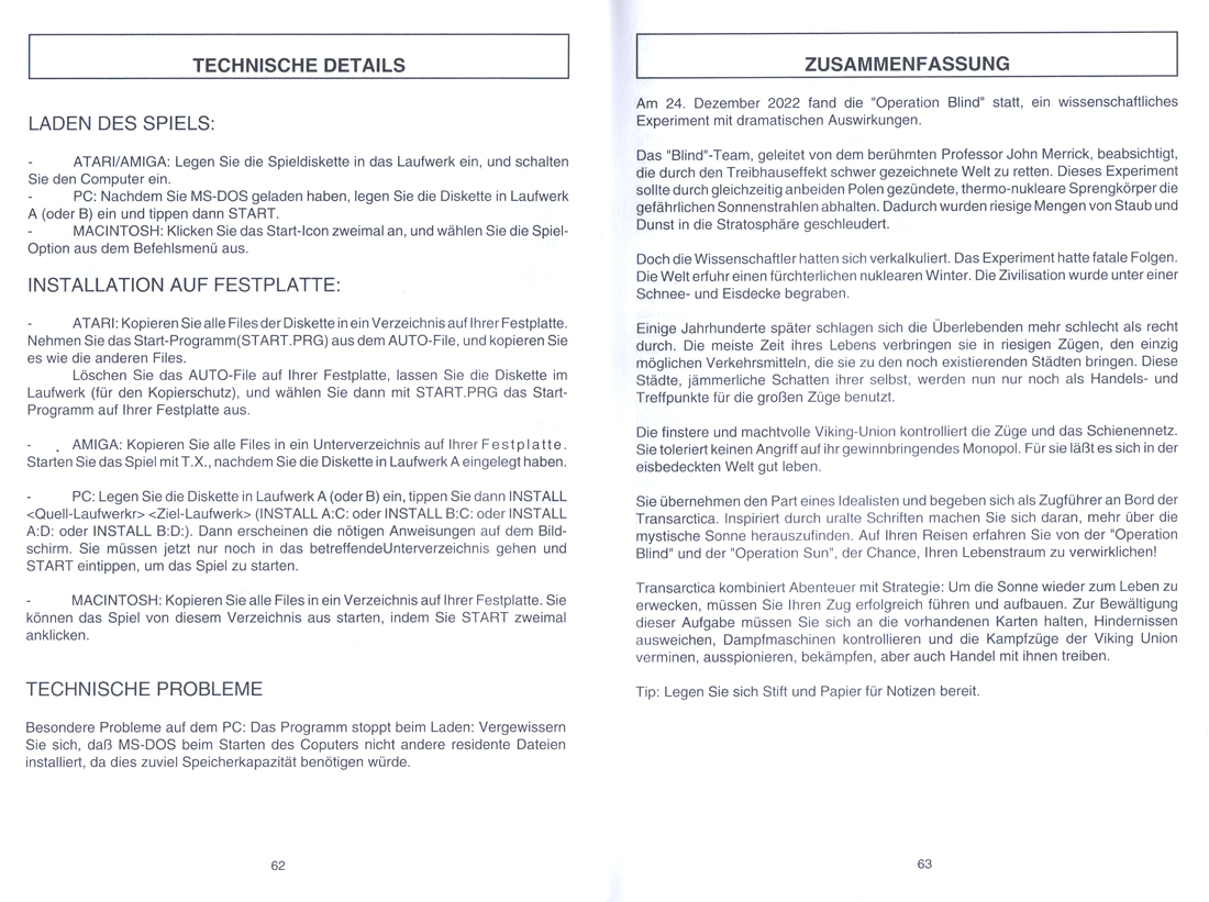Instructions page 32