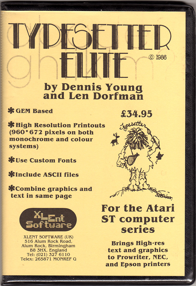 Typesetter Elite — Disk 1